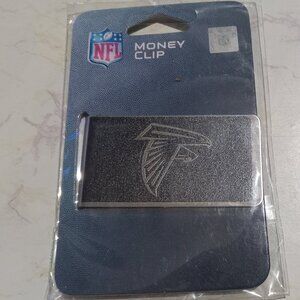 Atlanta Falcons NFL Black Steel Money Clip